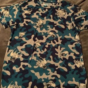 Camo tshirts with pugs